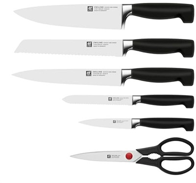 Zwilling Kendinden Bilemeli Bıçak Bloklu 7 Parça Bıçak Seti