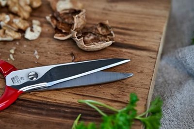Zwilling Kitchen Shears Çok Amaçlı Makas, Paslanmaz Çelik, Kırmızı