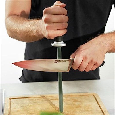 Zwilling Knife Sharpeners Seramik Oval Masat, Seramik ve Çelik, Siyah