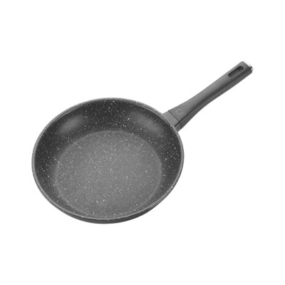 Zwilling Marquina Plus Duraslide Yapışmaz Granit Kaplama Kızartma Tavası, 24 cm, Granit Ve Alüminyum, Siyah - Bedenler: 20 cm, 24 cm, 28 cm, Madura Plus, Marquina Plus