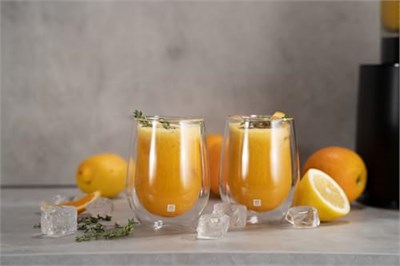 Zwilling Sorrento Çift Camlı 2li Kokteyl Bardağı, 296 ml, Cam, Şeffaf Cam