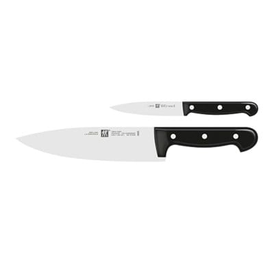 Zwilling Twin Chef 2 Bıçak Set, Paslanmaz Çelik, Siyah