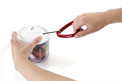Zyliss E910015 Easy Pull evrensel doğrayıcı, manuel, 750 ml, sebze rendesi, soğan kesici, meyve ve sebze için doğrayıcı, patentli Swiss tasarımlı ekstra keskin bıçaklar