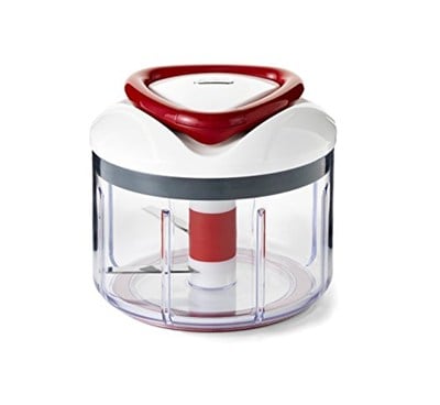 Zyliss E910015 Easy Pull evrensel doğrayıcı, manuel, 750 ml, sebze rendesi, soğan kesici, meyve ve sebze için doğrayıcı, patentli Swiss tasarımlı ekstra keskin bıçaklar