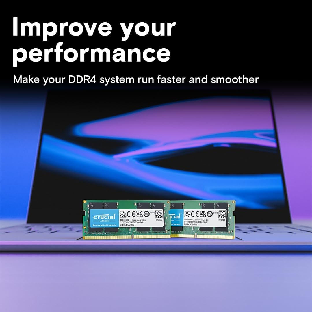 Crucial RAM DDR4 32Go 3200MHz - Hızlı ve Güvenilir Performans