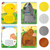  HEADU 4 TACTILE PUZZLEE WILD (+2 YAŞ)