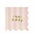 Meri Meri - Stripe Happy Birthday Large Napkins - Çizgili Happy Birthday Peçeteler (L) (x16)
