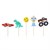 Meri Meri - Toybox Mumlar - 5 Adet