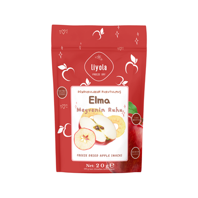 Dondurulmuş Elma (Kabuklu) | 20 gr