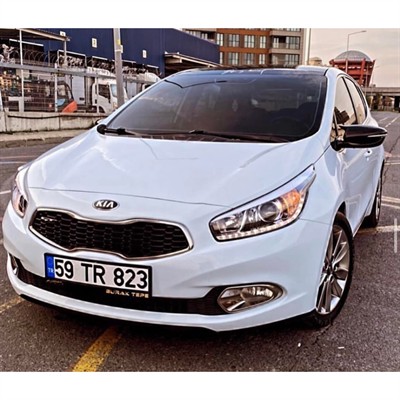  Kia Cerato Sinyalli Uyumlu 2016-2019 Batman Yarasa Ayna Kapağı Piano Black Abs Plastik