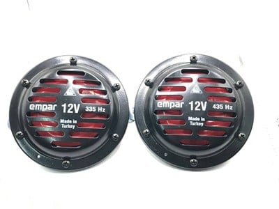 Hella Tip Korna Super Ton Siyah Krom Korna 12v
