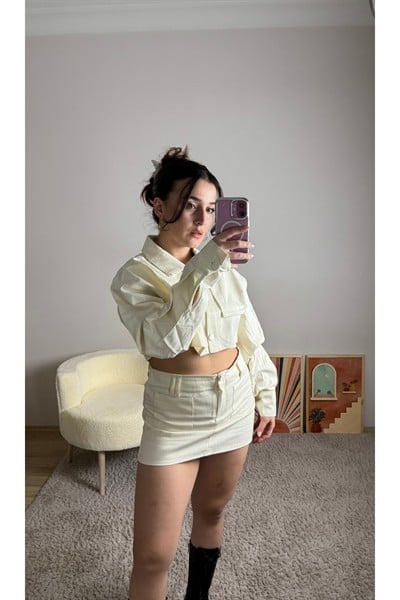 Crop Ceket