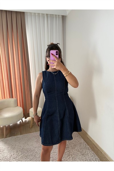 Denim Elbise