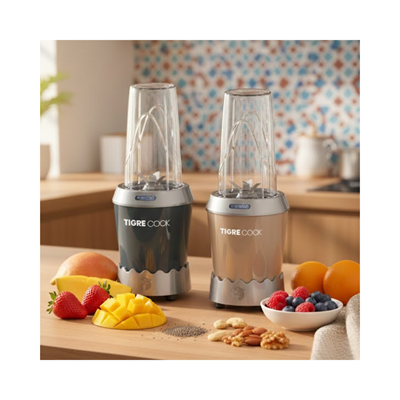 NUTRISHAKE 3 in 1 Paslanmaz Çelik Bıçaklı Kişisel Smoothie Blender ve Kahve Baharat Öğütücü 1000W GOLD