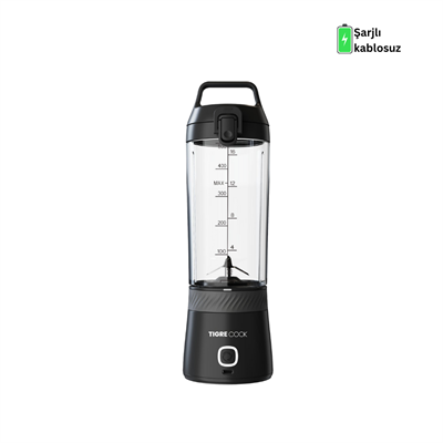 TIGRECOOK Blender Kişisel Taşınabilir Kablosuz Mikser ve Smoothie Makinesi, Güçlü, Şarj Edilebilir, 350 ML
