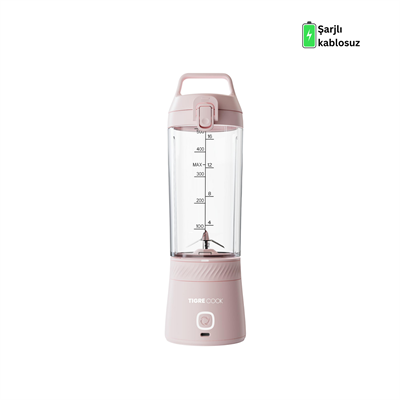 TIGRECOOK Blender Kişisel Taşınabilir Kablosuz Mikser ve Smoothie Makinesi, Güçlü, Şarj Edilebilir, PEPME