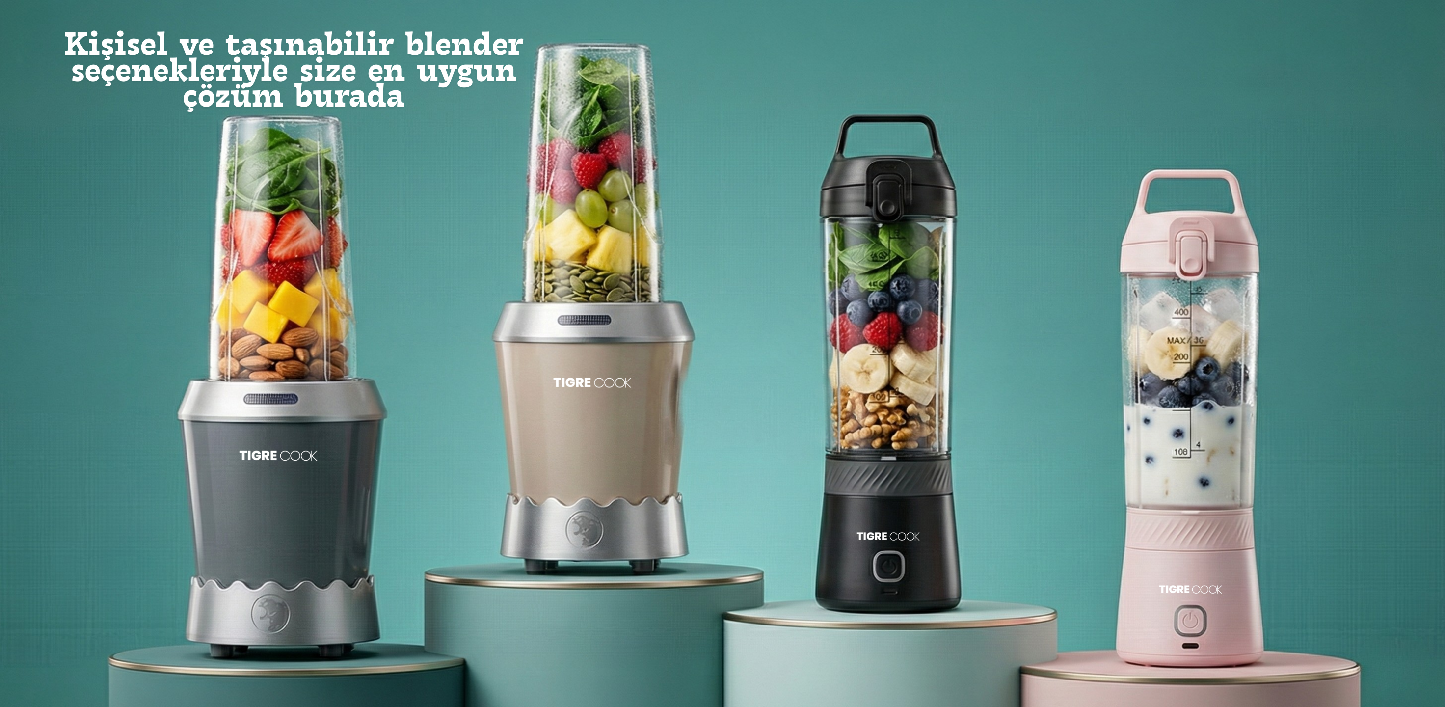 Kişisel ve taşınabilir blender seçenekleriyle size en uygun çözüm burada