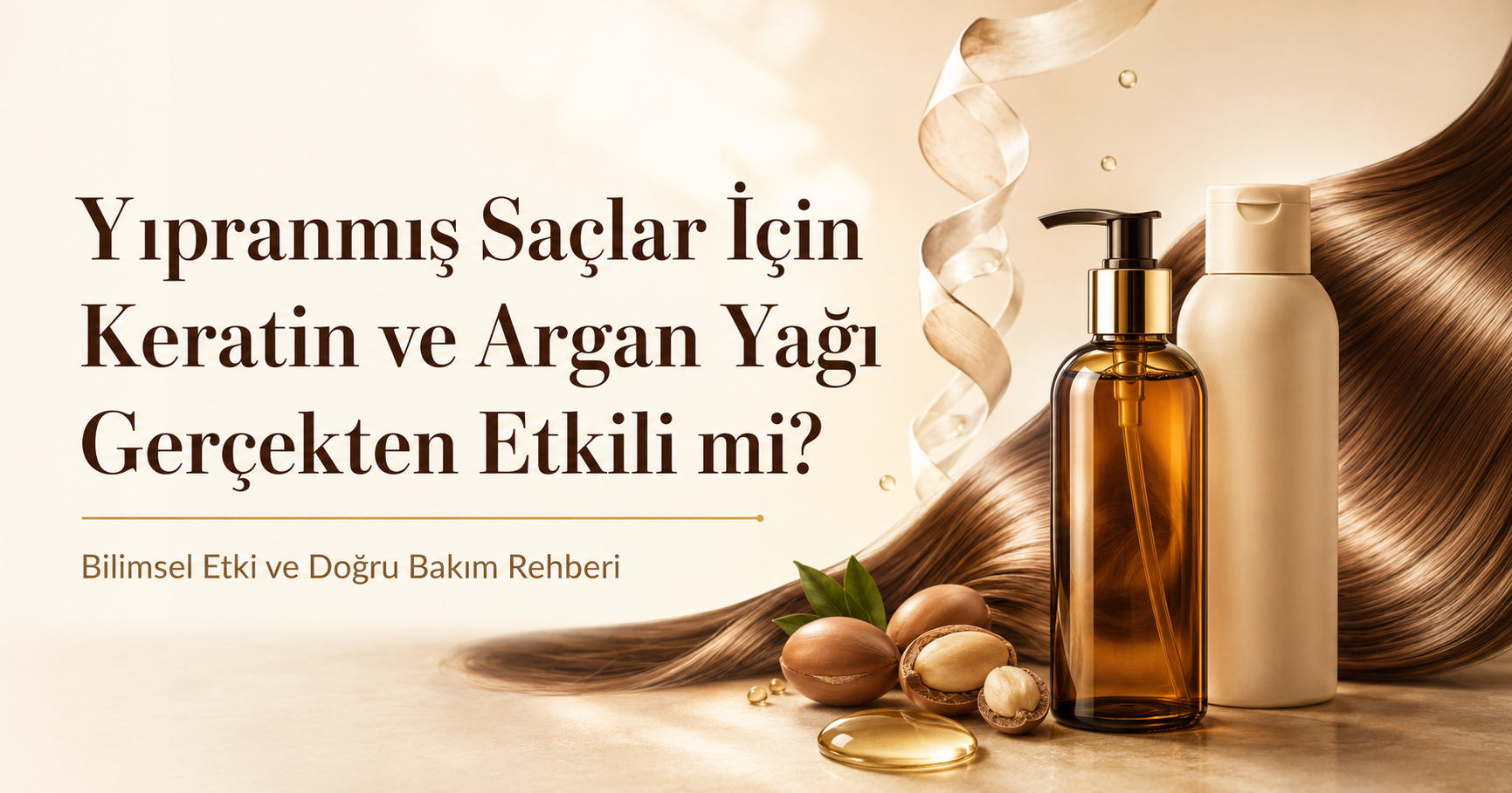 Yıpranmış saçlar için keratin ve argan yağı saç bakım rehberi