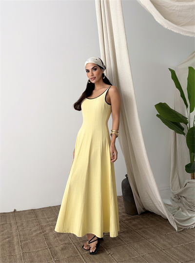 25Y5202 ALTI PARÇA BİYELİ ELBİSE