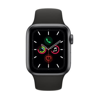 APPLE W S5 40 SG AL Case- Black bnd Apple Watch