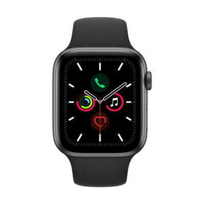 APPLE W S5 44 SG AL Case- Black bnd Giyilebilir Teknoloji