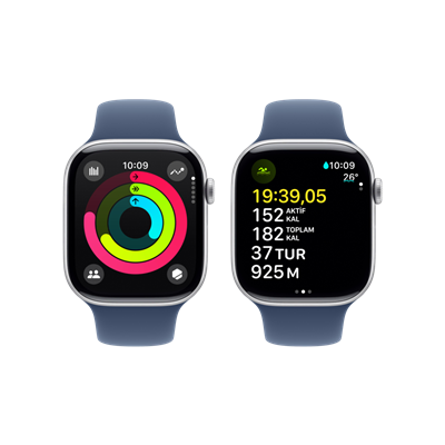Apple Watch 10 GPS 42mm Gümüş SB-M/L Akıllı Saat