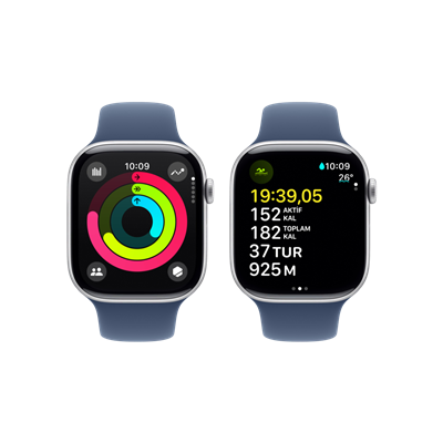 Apple Watch 10 GPS 46mm Gümüş SB-S/M Akıllı Saat