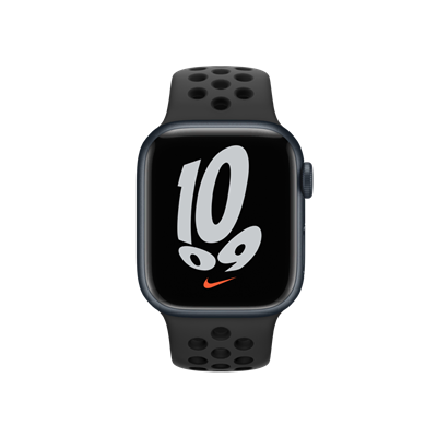 Apple Watch Nike S7 , 45mm Gece Yarısı Giyilebilir Teknoloji