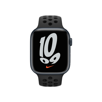 Apple Watch Nike S7 Cellular 45mm Siyah Giyilebilir Teknoloji