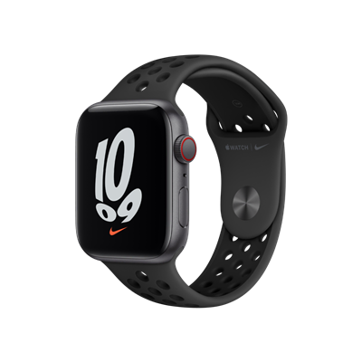 Apple Watch Nike SE Cellular 44mm Siyah Giyilebilir Teknoloji