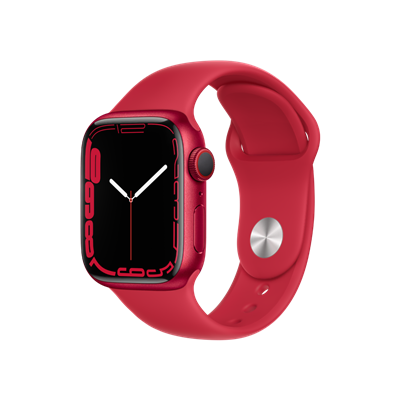 Apple Watch S7 Cellular 41mm Kırmızı Giyilebilir Teknoloji