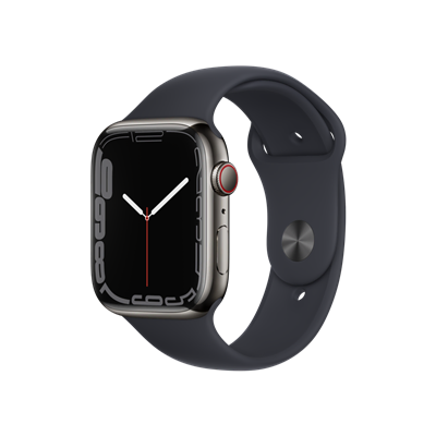 Apple Watch S7 Cellular 45 Grafit-Milano Giyilebilir Teknoloji