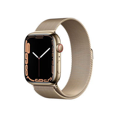 Apple Watch S7 Cellular 45mm Altın Giyilebilir Teknoloji
