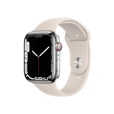 Apple Watch S7 Cellular 45mm Gümüş-Beyaz Giyilebilir Teknoloji