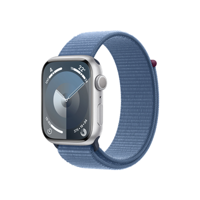 Apple Watch S9 41mm Gümüş Kış Mavi SL Akıllı Saat