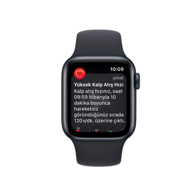 Apple Watch SE 2. Nesil, 40mm Gece Yarısı Akıllı Saat