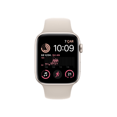 Apple Watch SE 2. Nesil, 44mm Yıldız Işığı Akıllı Saat