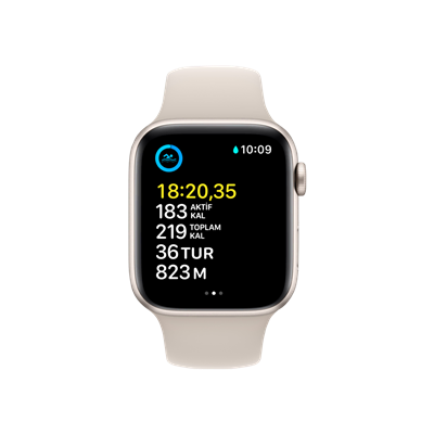 Apple Watch SE 2. Nesil, 44mm Yıldız Işığı Akıllı Saat