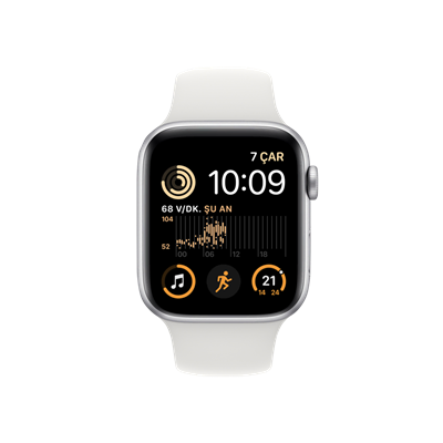 Apple Watch SE 2. Nesil, 44mm Gümüş Akıllı Saat