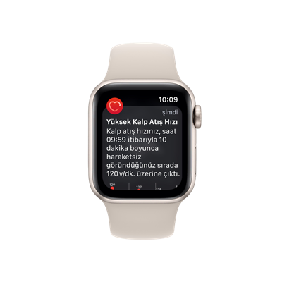 Apple Watch SE, 40mm Yıldız Işığı Yeni Akıllı Saat