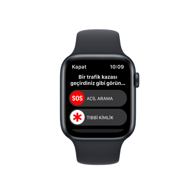 Apple Watch SE, 44mm Gece Yarısı Yeni Akıllı Saat