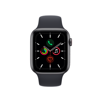 Apple Watch SE Cellular 44mm Siyah Giyilebilir Teknoloji
