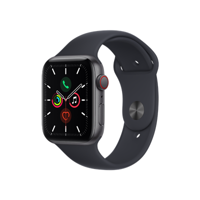 Apple Watch SE Cellular 44mm Siyah Giyilebilir Teknoloji