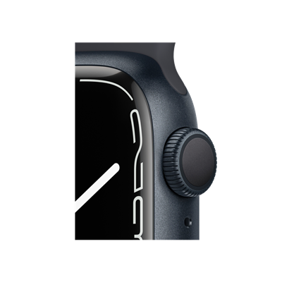 Apple Watch Series 7, 41mm Gece Yarısı Giyilebilir Teknoloji