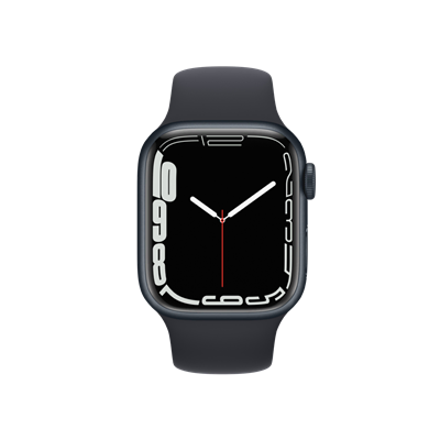 Apple Watch Series 7, 41mm Gece Yarısı Giyilebilir Teknoloji