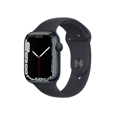Apple Watch Series 7, 45mm Gece Yarısı Giyilebilir Teknoloji