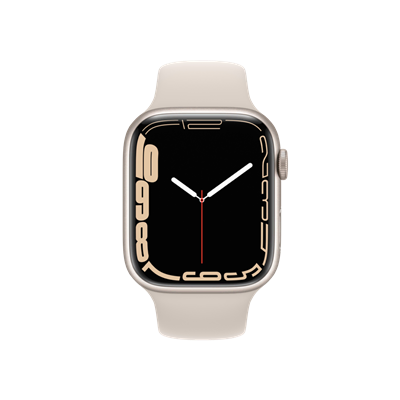 Apple Watch Series 7, 45mm Yıldız Işığı Giyilebilir Teknoloji