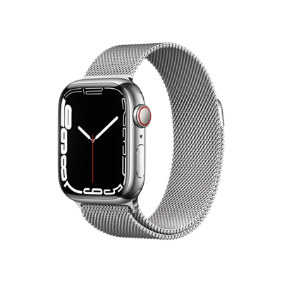 Apple Watch Series 7 Cellular 41mm Gümüş Giyilebilir Teknoloji