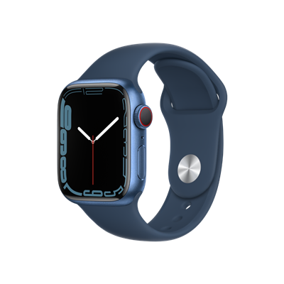 Apple Watch Series 7 Cellular 41mm Mavi Giyilebilir Teknoloji