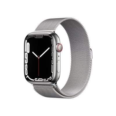 Apple Watch Series 7 Cellular 45mm Gümüş Giyilebilir Teknoloji